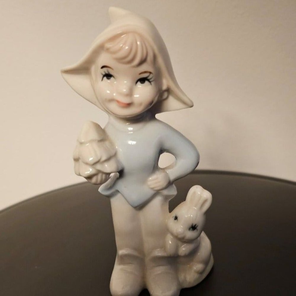 Brinco Porcelain Pixie Elf Figurine 5" Tall‎